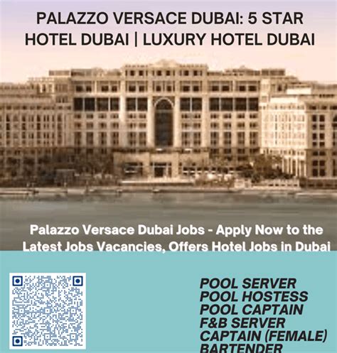 palazzo versace careers dubai|palazzo versace hotel dubai careers.